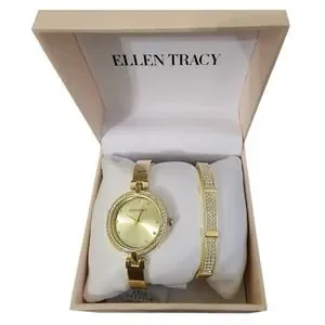 Ellen Tracy | Accessories | Ellen Tracy Goldtone And Crystal 